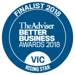 Finalist 2018 - TheAdvisor Better Business Awards Rising Star