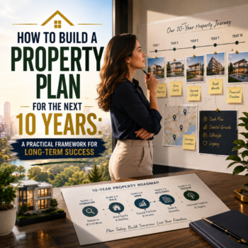 woman looking at property planning for 10 years
